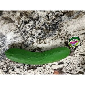 Easy Squeezy Super Stretchy Pickle Sensory Fidget Toy Green Novelty DeStress